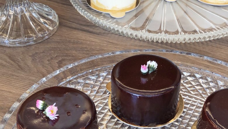 Dessert im Innenhof, © vierzigerhof Dessert im Innenhof, © vierzigerhof