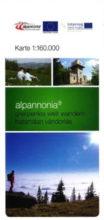 Alpannonia Wanderkarte