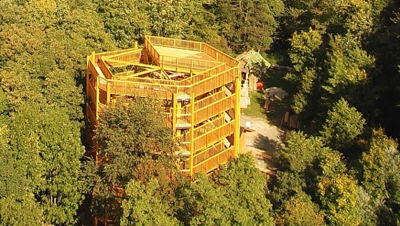 Bird tower, © Naturpark Geschriebenstein