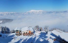 Panorama, Liechtensteinhaus, Semmering Hirschenkogel, Semmering Rax region, Vienna Alps in Lower Austria, &copy; Semmering Hirschenkogel