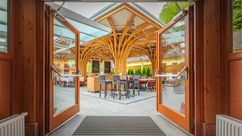 Terrasse Eingang, &copy; Kremsl